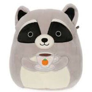 Squishmallows Rocky Raccoon 7" Coffee Cup Plush